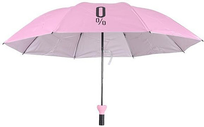 HASHFLOW Windproof Double Layer Unisex Umbrella with Bottle Cover for UV Protection Umbrella(Pink)