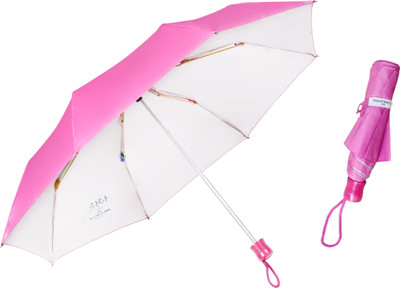 Adi K.C.Paul & Sons SARA 3 Fold umbrella for men & women | Umbrella for women | KC Paul Umbrella | Umbrella(Multicolor)
