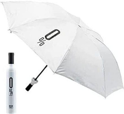 SELVIE Bottle Shape Mini Compact Foldable Umbrella with Plastic Case (Multi Color) Umbrella(White)