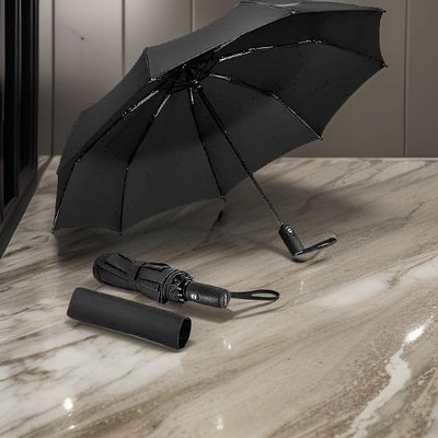 keskriva 3 Fold with Auto Open and Close Umbrella__28 Umbrella(Black)