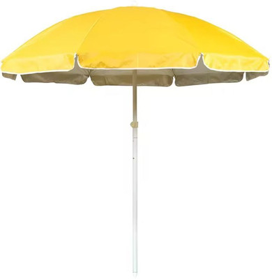 GREEN BIRD Portable Garden Umbrella 42in Offset UV Protection Anti-Fade Umbrella(Yellow)