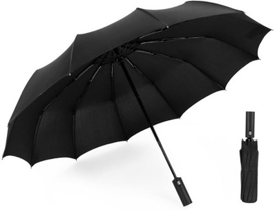 SKYTONE Umbrella for Men and Women– 3 Fold with Auto Open and Close 48 Inch Large Umbrella(Black)