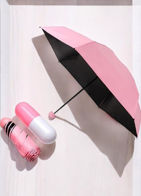 Balaji Retails CapsulumbrellaHIT-CUH130 Umbrella(Pink)