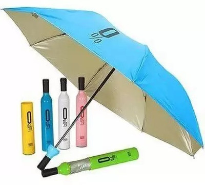 Wishful utensilio Bottle umbrella new Windproof Double Layer Umbrella(Multicolor)