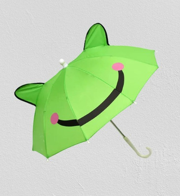 unicornstore Umbrella with 3D Elements | Strong, Foldable & Lightweight Umbrella(Green)
