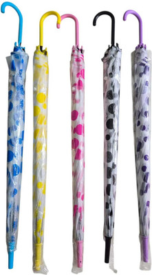 A to Z Polka Dot Umbrella for Children, Rain Umbrella Umbrella(Multicolor)