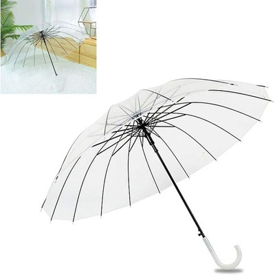 DIYAL ENTERPRISE Large Clear Bubble Umbrella – Transparent Rain Umbrella for Adults and Teens Umbrella(Transparent)