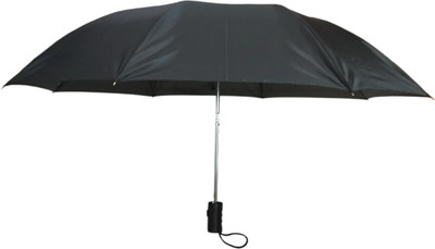 NIRMATSARAY 2 Fold Auto Open Men, Women & Kids Ideal for Rain & Sun Coverage Umbrella(Black)