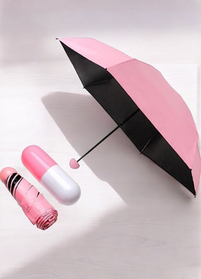Balaji Retails CapsulumbrellaHIT-CUH139 Umbrella(Pink)