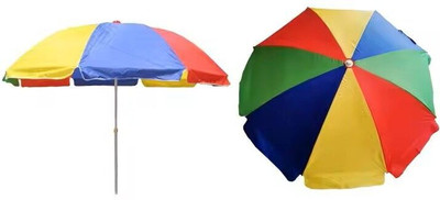 GREEN BIRD Garden Umbrella Waterproof 7ft Center Pole Adjustable Tilt UV Umbrella(Multicolor)