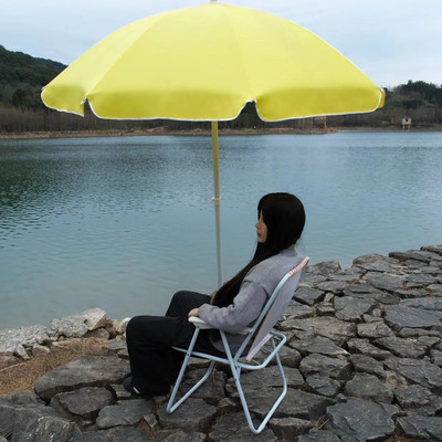 GREEN BIRD Waterproof Garden Umbrella 42in Hanging UV Protection Umbrella(Yellow)