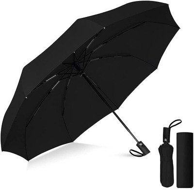 Dfasion Auto open and close umbrella to use a rain 80 Umbrella(Black)