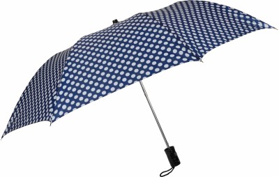 Fendo Delma 2 FOLD AUTO Open 24.5 Inch Sun And Rain Proof Regular For Men & Women Umbrella(Blue)