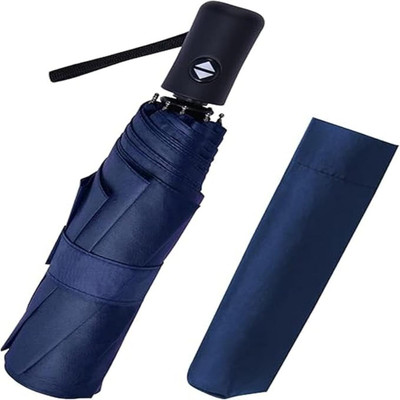 RG ENTERPRISES Windproof Travel Umbrella for Rain Auto Open & Close, Waterproof Canopy Umbrella(Blue)