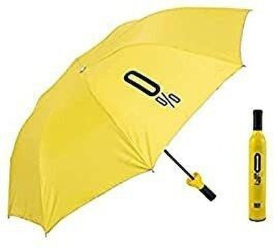 SBTs Portable Wine Bottle Umbrella with Air, dust , water , UV & Rain Protection. Umbrella(Yellow)