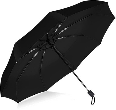 Flipkart SmartBuy 3 Fold Auto Open-Close Polyester Umbrella(Black)