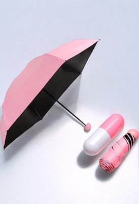 Balaji Retails CapsulumbrellaHIT-CUH140 Umbrella(Pink)