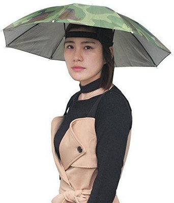 Rainpopson Hat Umbrella for Men,Women & Kids Cap Umbrella for Kids Cap Umbrella(Multicolor)