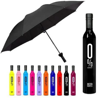 Neelmohi Double Layer Umbrella with Bottle Cover Umbrella(Multicolor)