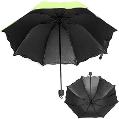 HomCartell Double Layer Inverted Umbrella with C-Shaped Handle Anti-UV Waterproof Umbrella(Green)
