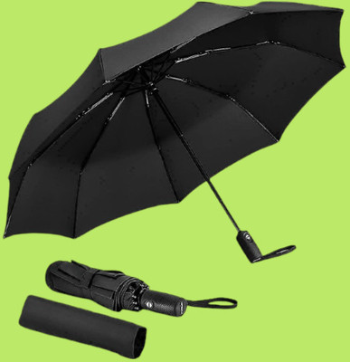 keskriva 3 Fold with Auto Open and Close Umbrella__47 Umbrella(Black)