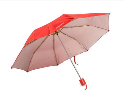 madhu store 3 Fold Umbrella with handle support and Quick dry Material Umbrella(Red)
