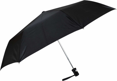 Fendo Max 3 FOLD Auto Open 23.5 Monsoon UV Protection For Men,Boys Umbrella(Black)