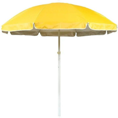 Rainpopson Elegant Garden Umbrella with Easy Setup Umbrella(Yellow)