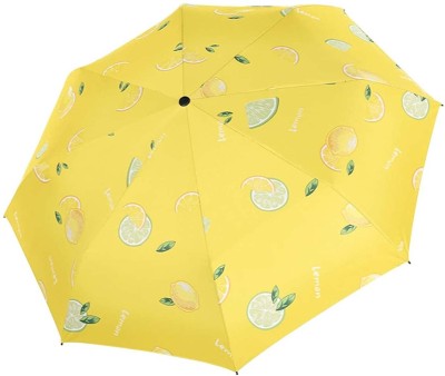 KEKEMI 3 Fold Automatic Sun & Rain, UMB032_04 Umbrella(Yellow)