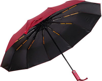 Care 4 High Quality Custom Folding clear Rain Uv Automatic Foldable Umbrella 12 ribs Umbrella(Maroon)