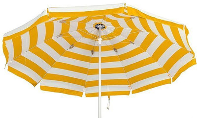 RAINVIBE Garden Umbrella Offset Waterproof 7ft UV Protection Umbrella(Yellow)