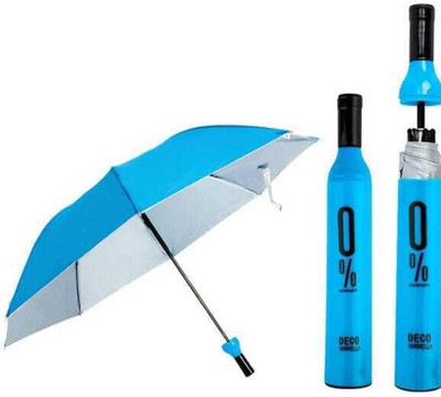 GROVER SPORTS New Galaxy fashion Windproof Double Layer Umbrella with Bottle Cover Umbrella Umbrella(Multicolor)