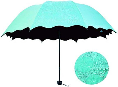J P TRADERS Magic Umbrella3 Fold Umbrella for Girls ( Pink ) Umbrella(Blue)