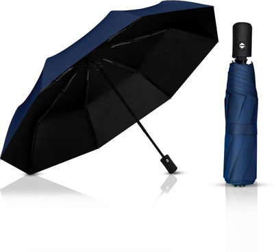 MH Creation Solid Color UV Protection Compact Easy To Carry Unisex | Pack of 1 Umbrella(Blue)