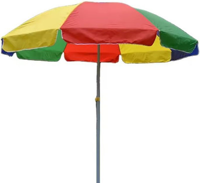 GREEN BIRD All Weather 7FT Garden Umbrella Quick Setup Windproof Sturdy Base Umbrella(Multicolor)