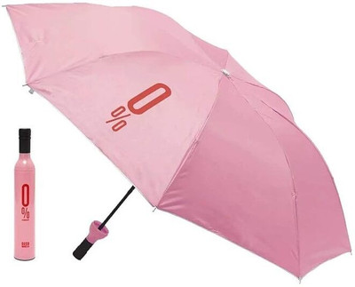 SBTs Portable 21 Inches Folding Umbrella | Wine Bottle Shaped | For Men Women Umbrella(Multicolor)