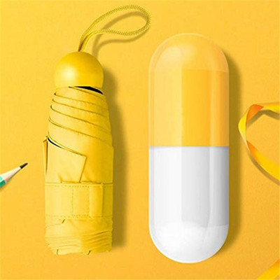 Jenienterprisee Capsule Umbrella -j / Waterproof & UV Protection Mini Capsule & Folding Umbrella Umbrella(Multicolor)