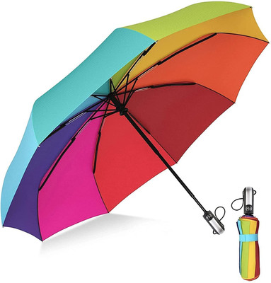 ZWEELAY Portable Travel Umbrella - Umbrellas for Rain Windproof, Strong Compact Umbrella(Multicolor)