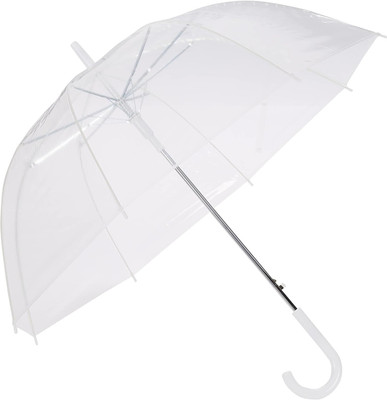 JETVEEK Clear Transparent, Durable Wind-Resistant Umbrella Umbrella(Multicolor)