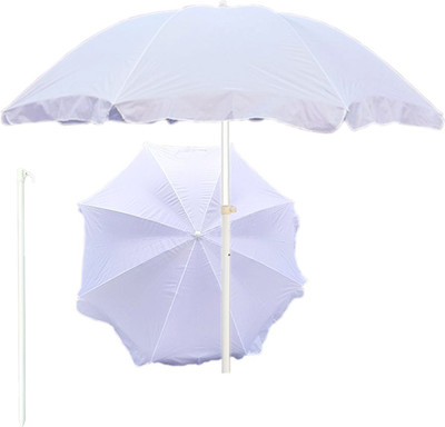 RAINVIBE Premium Garden Umbrella Waterproof 42in Cantilever UV Protection Umbrella(White)