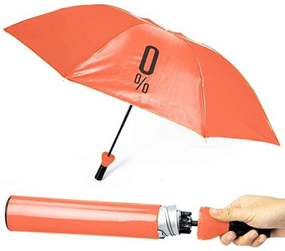 GreenLove Wine Bottle Shape Mini Compact Foldable orange Umbrella(Orange)