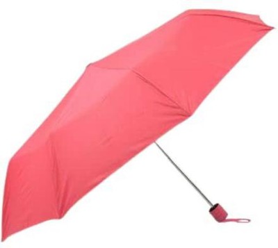 mk creation Garden Umberalla for Rain Big Size Winproof Umberalla Large Auto Open and Close Umbrella(Pink)