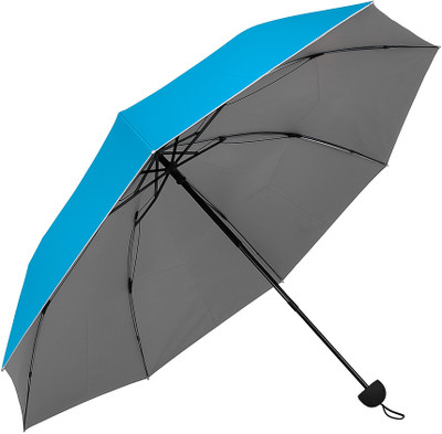 QuackQuack Traders Portable Capsule Umbrella – Compact, Lightweight, Waterproof & Travel-Friendly Umbrella(Blue)