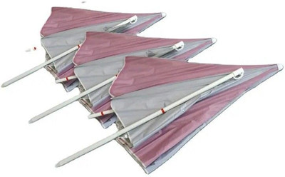 Rainpopson Foldable Garden Umbrella for Patio Setup Umbrella(White, Pink)