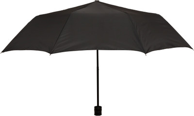 KKIWI 3 Fold Mono Silver Umbrella(Black)