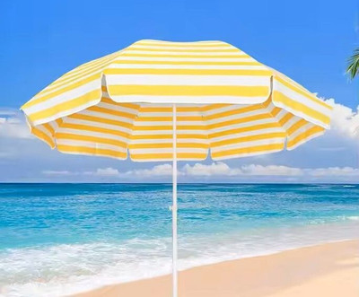 Dark Moon Durable UV Protection 42in Umbrella Patio Waterproof Umbrella(Yellow)