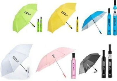 JTG ENTERPRISES Bottle Umbrela Umbrella(Blue, Black, Yellow, Gold, Pink, Red, Silver)