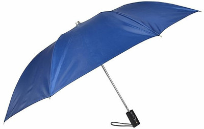 madhu store 3 Fold Umbrella with handle support and Quick dry Material Umbrella(Blue)