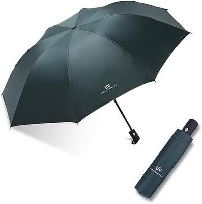 YANCI Automatic Umbrella, Windproof Travel Umbrella for Rain, Auto Open Close Umbrella(Green)