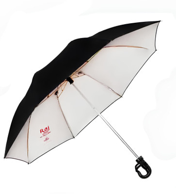 Kc Paul and sons RAJ 2 fold Umbrella(Black)